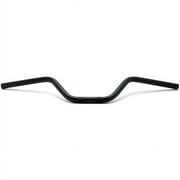 Krator Motorcycle Handlebar 7/8 Black Bars Euro Style Compatible with Honda Reflex Sport 250