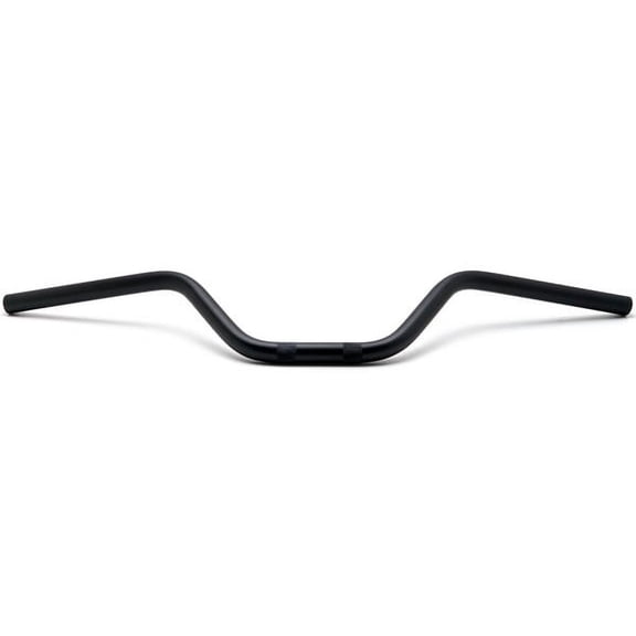 Krator Motorcycle Handlebar 7/8" Black Bars Euro Style Compatible with Honda VTR 1000 Interceptor Super Hawk