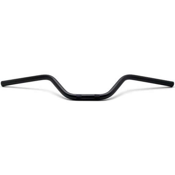 Krator Motorcycle Handlebar 7/8" Black Bars Euro Style Compatible with Honda VTR 1000 Interceptor Super Hawk