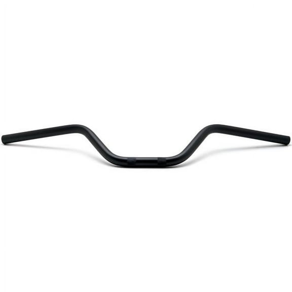 Krator Motorcycle Handlebar 7/8" Black Bars Euro Style Compatible with Suzuki Exacta Tracker Contender Chanpion Cyclone