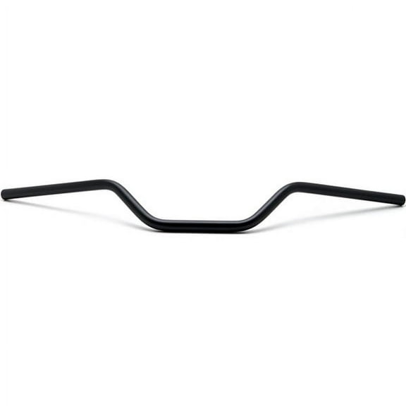 Krator Motorcycle Handlebar 7/8" Black Euro Style Bobber Cruiser Cafe Racer Bike