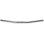 Krator Motorcycle Handlebar 7/8 Chrome Zero Drag Bar Style Bobber Cruiser Cafe Racer Compatible with Kawasaki Coyote Mini Trail Bike 75 90