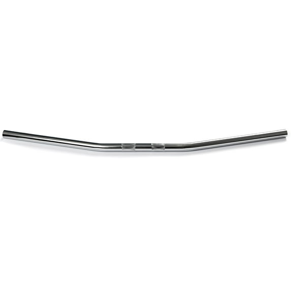 Krator Motorcycle Handlebar 7/8" Chrome Zero Drag Bar Style Bobber Cruiser Cafe Racer Compatible with Suzuki TL TL1000R TL000S R S