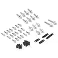 thumbnail image 1 of Krator Motorcycle Spike Fairing Bolts Silver Spiked Kit Compatible with 2001-2002 Suzuki Hayabusa GSXR 1300, 1 of 1