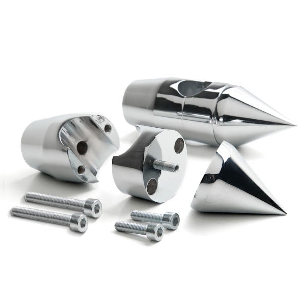 Krator New Chrome Motorcycle 1" Handlebar 2.25" Risers Compatible with Suzuki Boulevard M109R