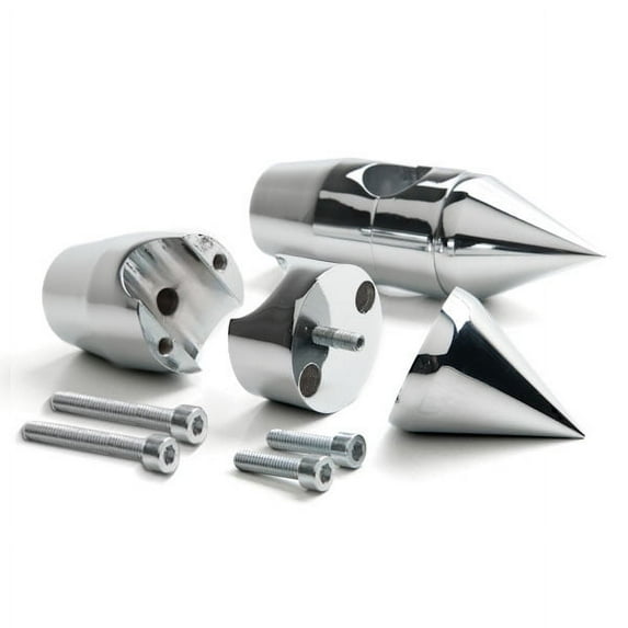 Krator New Chrome Motorcycle 1" Handlebar 2.25" Risers Compatible with Yamaha V-Max Vmax V Max VMX 1200