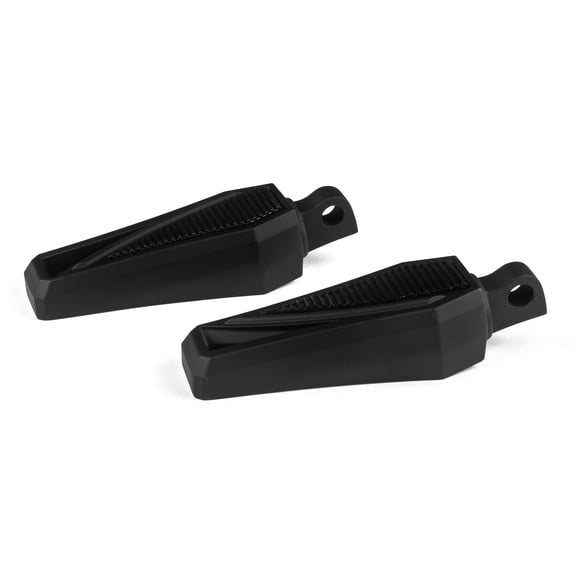 Krator Phantom Foot Pegs Footrest, 1 Pair, Black, Compatible with 2010-2017 Harley Davidson Wide Glide FXDWG