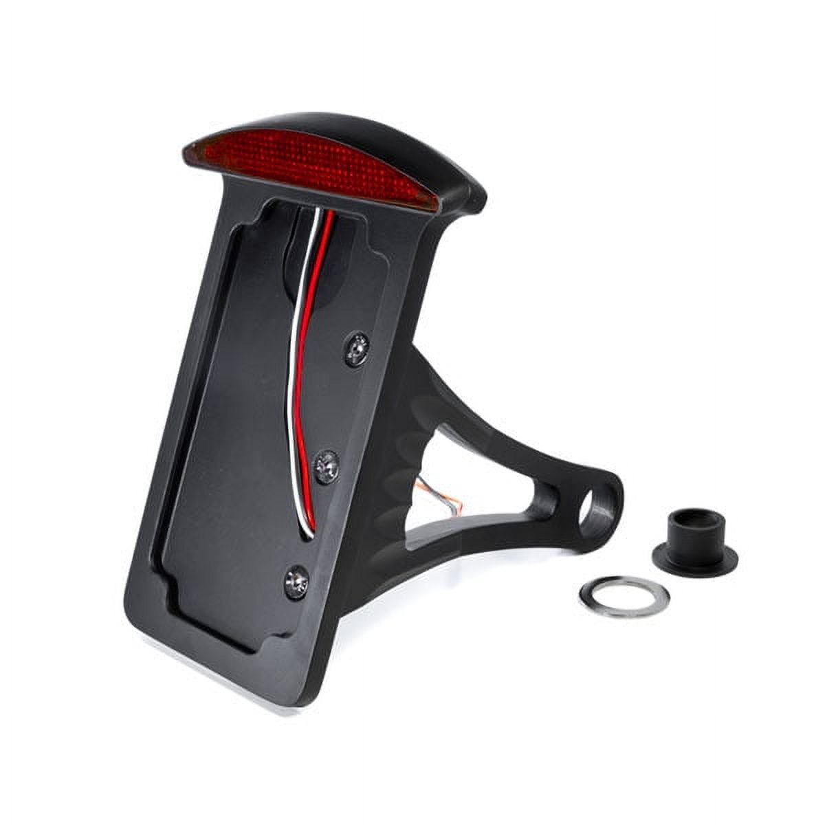 Krator Vertical Axle Mount LED Tail Light & License Plate Holder For Honda VTX 1300 - View #13