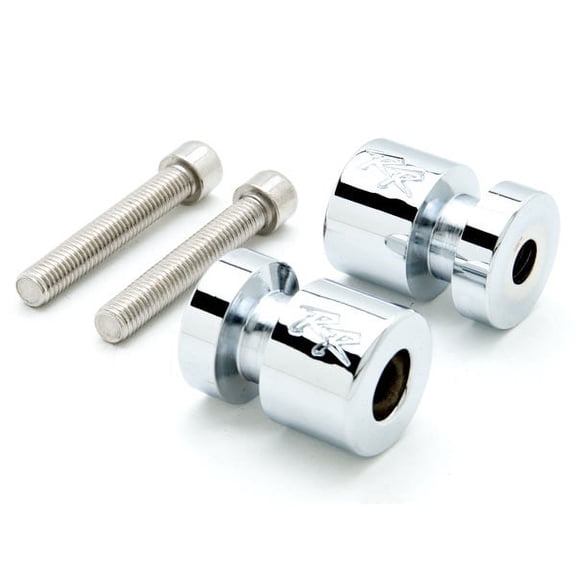 Krator Silver Swingarm Spools Sliders Motorcycle Bobbins Compatible with Honda RC51 RVT1000R 2000-2006