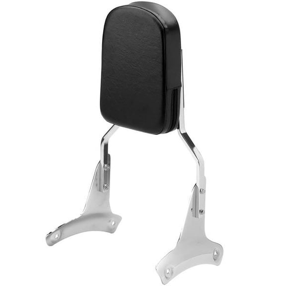 Krator Sissy Bar Backrest Motorcycle Passenger Seat Pad Compatible with 2000-2001 Honda Shadow ACE 750 / VT750