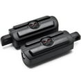 thumbnail image 1 of Krator Skull Head Front or Rear Foot Peg Foot Rests Black Compatible with Harley Davidson (All Years), 1 of 4