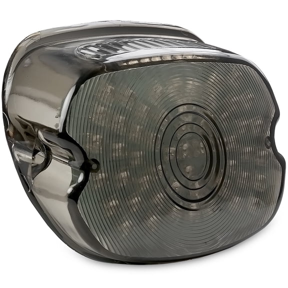 Krator Smoke Integrated LED Taillight w/ Turn Signals Compatible with 2007-2008 Harley Davidson Dyna CVO - FXDSE