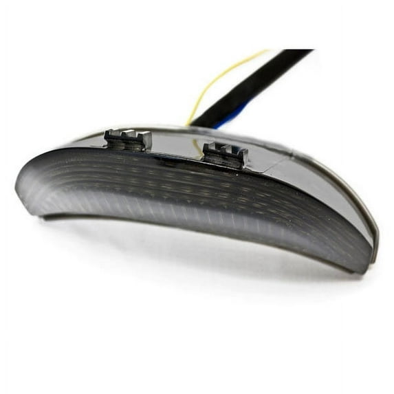 Krator Smoke LED Tail Light Integrated with Turn Signals Compatible with 2004 Honda CBR 1000RR / Fireblade