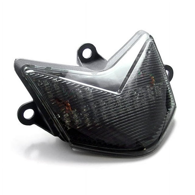 Krator Smoke LED Tail Light Integrated with Turn Signals Compatible with 2005 Kawasaki ZX1000 Ninja ZX-10R / ZX10