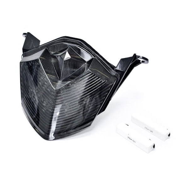 Krator Smoke LED Tail Light Integrated with Turn Signals Compatible with 2009-2010 Kawasaki Z750