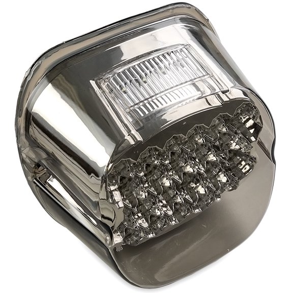 Krator Smoke LED Taillight Compatible with 2005-2006 Harley Davidson Softail Springer Classic - FLSTSCI