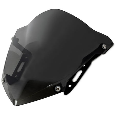 Krator Smoke Tinted Windscreen Windshield Compatible with Yamaha MT-07 2018-2020 and Yamaha FZ-07 2018-2020 - Super Tough ABS Plastic