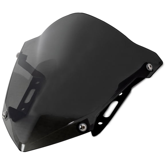 Krator Smoke Tinted Windscreen Windshield Compatible with Yamaha MT-07 2018-2020 and Yamaha FZ-07 2018-2020 - Super Tough ABS Plastic