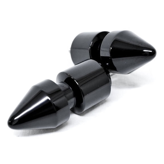 Krator Spike Black Swingarm Spools Sliders Motorcycle Compatible with Yamaha FZ-1 (FZS10V) 2004-2008