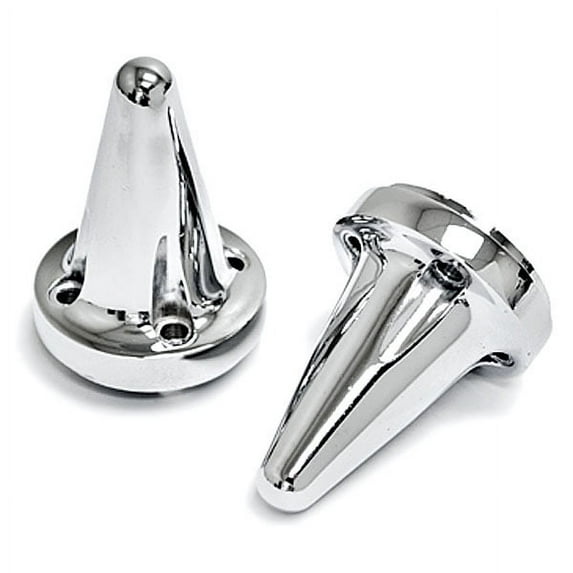 Krator Spiked Bar End Stiletto Motorcycle Hand Grips Compatible with Harley Davidson XL 883 Hugger Sportster