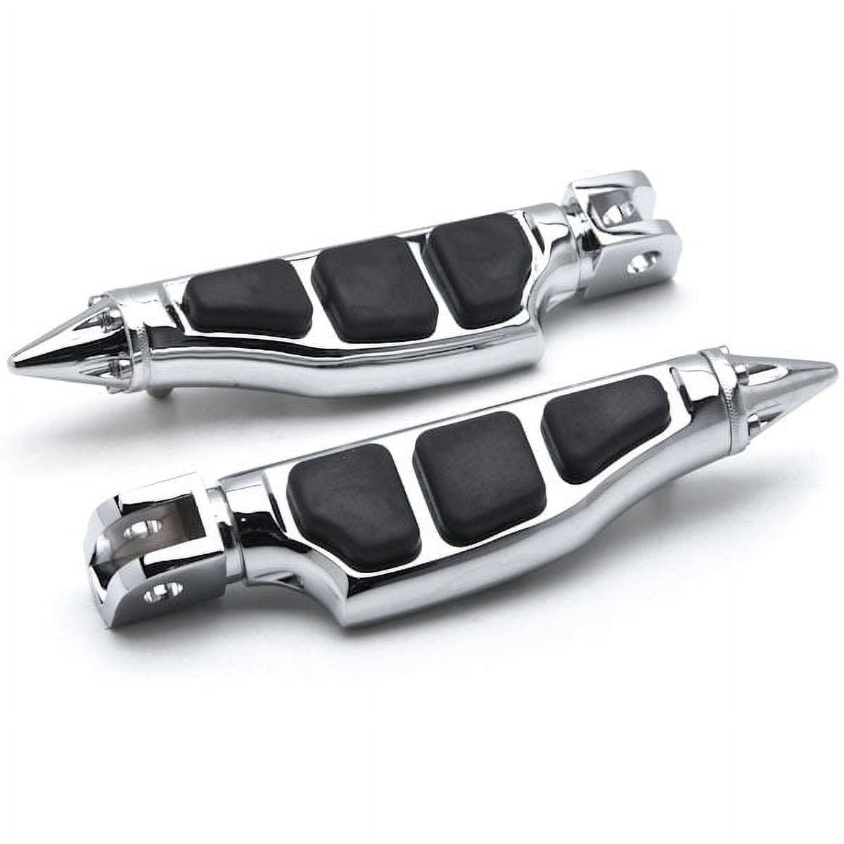 Krator Stiletto Motorcycle Foot Pegs Footrests Left+Right Compatible