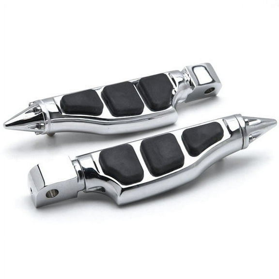 Krator Stiletto Motorcycle Foot Pegs Footrests Left+Right Compatible with Triumph Rocket III All Rear