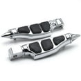 thumbnail image 1 of Krator Stiletto Motorcycle Foot Pegs Footrests Left+Right Compatible with Yamaha Raider 2008-2013 Front, 1 of 3