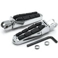 thumbnail image 1 of Krator Tombstone Motorcycle Foot Peg Footrests Chrome L&R Compatible with Honda VTX1800C F 2002-2008 Front, 1 of 3