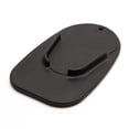thumbnail image 1 of Krator Universal Motorcycle Kickstand Pad Plate Base Black Bike Side Stand Grip Support, 1 of 4