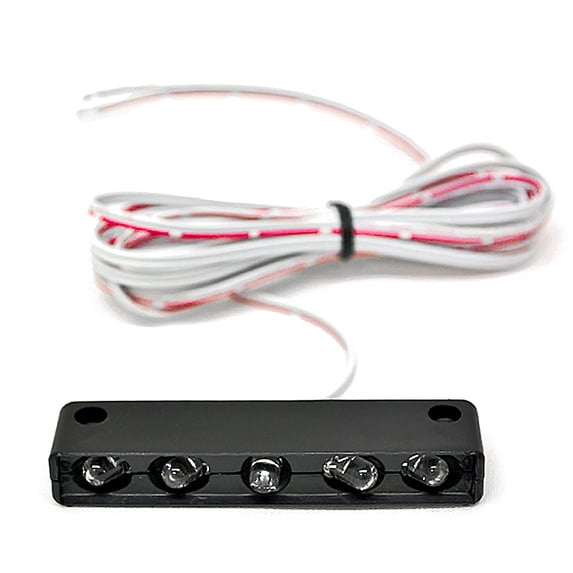 Krator White License Plate Tag Light 5 LED Fender Lite Compatible with Harley Davidson V-Rod Night Street V Rod