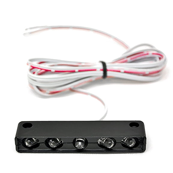 Krator White License Plate Tag Light 5 LED Fender Lite Compatible with Kawasaki Ninja EX 500 500R
