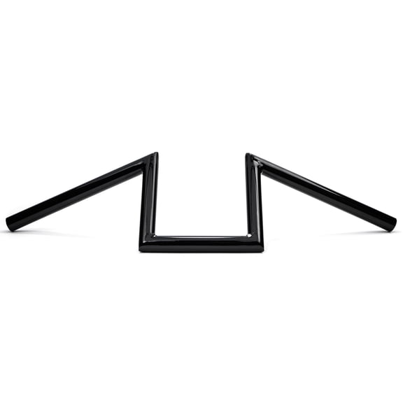 Krator Z Bars Replacement Handlebars Custom Bobber Compatible with Harley Triumph Black 1" Inch Zee Zed