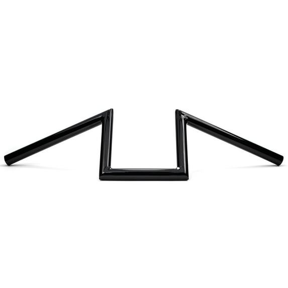 Krator Z Bars Replacement Handlebars Custom Bobber Compatible with Harley Triumph Black 1" Inch Zee Zed