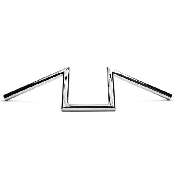 Krator Z Bars Replacement Handlebars Custom Bobber Harley Triumph Chrome 1 Inch Zee Zed Compatible with Honda Shadow Sabre VT VF 700 750 1100
