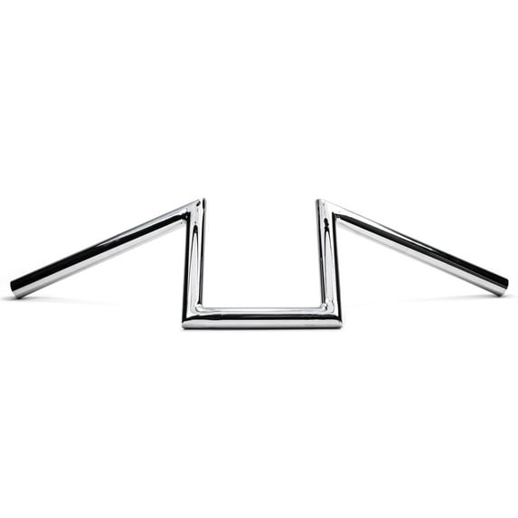 Krator Z Bars Replacement Handlebars Custom Bobber Harley Triumph Chrome 1 Inch Zee Zed Compatible with Kawasaki Eliminator BN 125 250 600 900