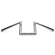 مقابض استبدال قضبان Krator Z مخصصة Bobber Harley Triumph Chrome 1 Inch Zee Zed متوافق مع مطرقة النصر 8 -Ball
