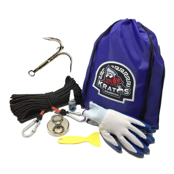 Kratos 550 Single Sided Neodymium Classic Magnet Fishing Kit
