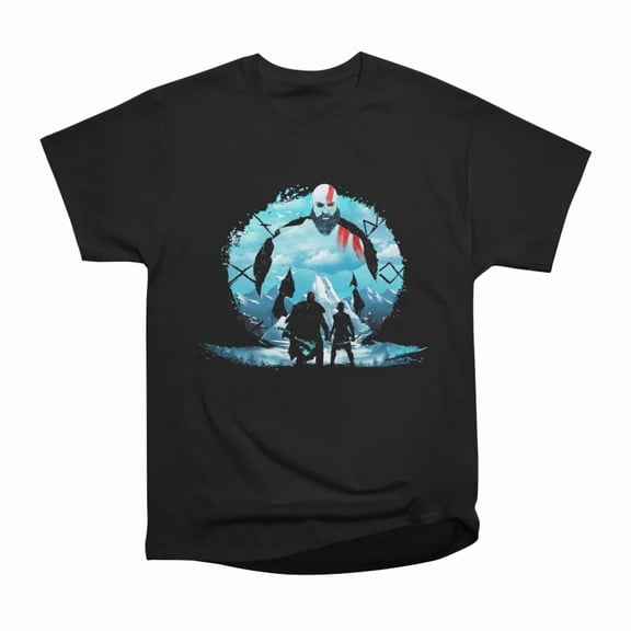 Kratos Landscape T-Shirt Tee Gift For Him Merch For Her Apparel For Friend