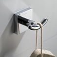 thumbnail image 1 of Kraus Bathroom Double Towel Hooks, Chrome, 1 of 8