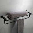 thumbnail image 1 of Kraus Bathroom Shelf 8.13" Towel Bar, Matte Black, 1 of 7