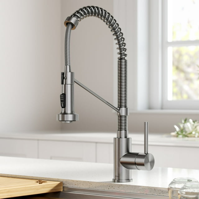 Kraus Bolden 18Inch Touchless Sensor PullDown Kitchen Faucet, Modern