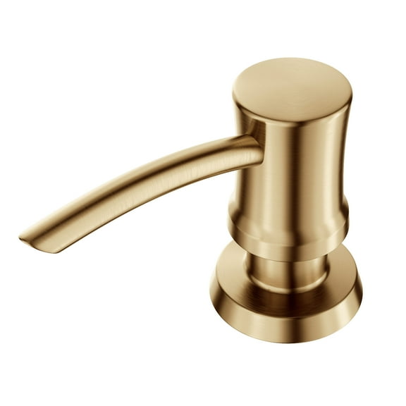 Kraus Brass Kitchen Soap and Lotion Dispenser in Brushed Brass