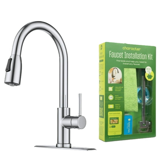 Kraus Coda Kitchen Faucet & Character Install Kit