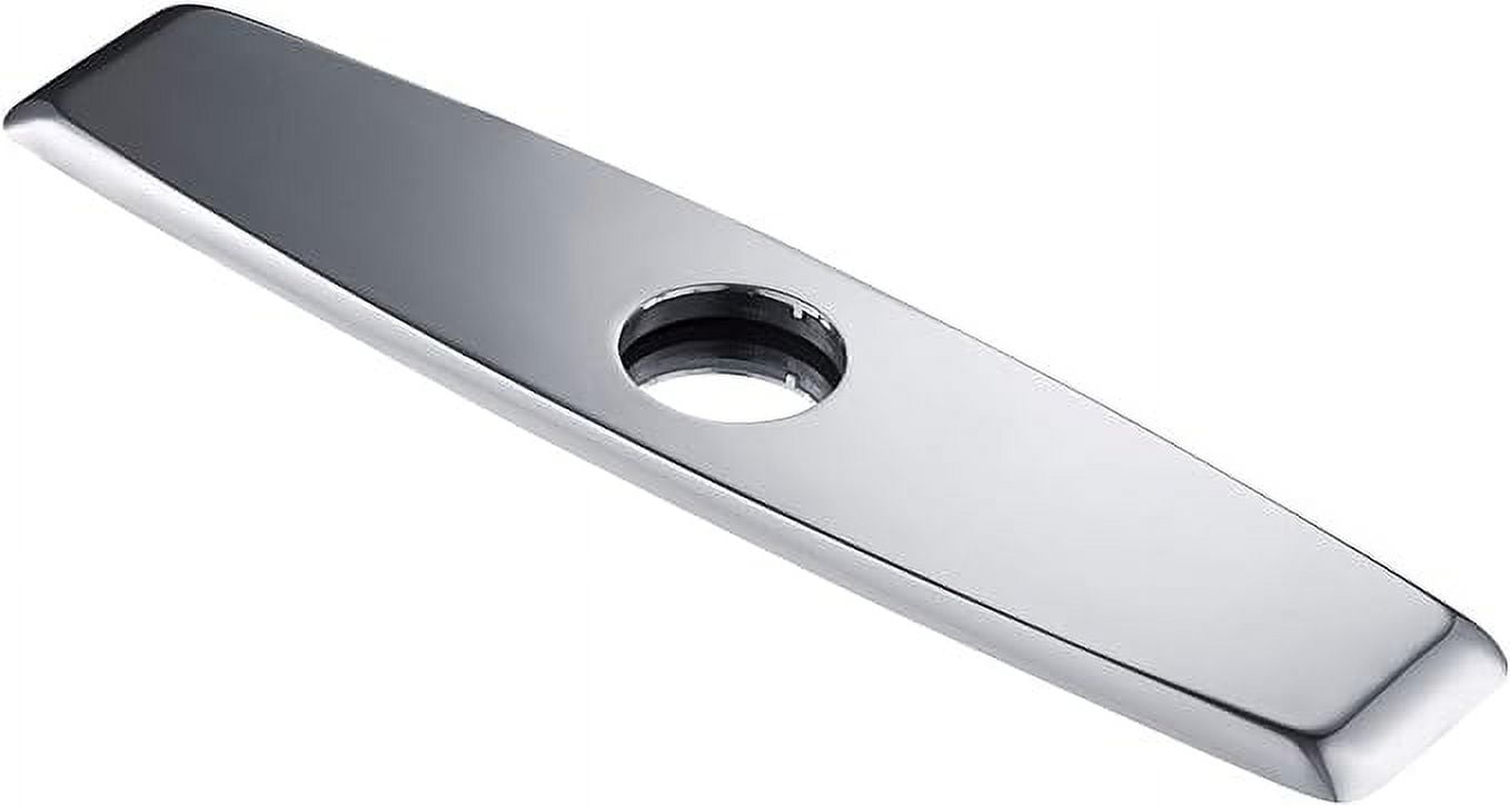 Chrome Deck Plate for Kitchen Faucet