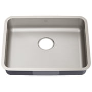 KRAUS Dex 25  Undermount 16 Gauge Stainless Steel Single Bowl ADA Kitchen Sink