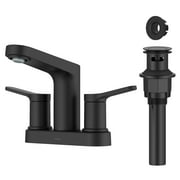 Kraus FUS-14102MB Indy 1.2 GPM Centerset Bathroom Faucet - Black