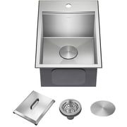 Kraus KCA-1801 Kore 22" Drop In Single Basin Stainless Steel Kitchen Sink - Stainless