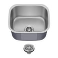 thumbnail image 1 of KRAUS Premier 20 in Undermount Single Bowl 18-Gauge Stainless Steel Kitchen Sink, 1 of 14