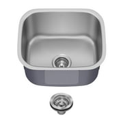 KRAUS Premier 20 in Undermount Single Bowl 18-Gauge Stainless Steel Kitchen Sink