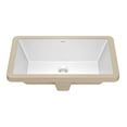 thumbnail image 1 of Kraus Kcu-242 Elavo 21-1/8" Rectangular Vitreous China Undermount Bathroom Sink - White, 1 of 7